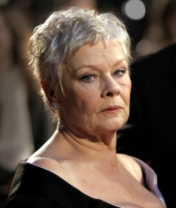 Actress Dame Judi Dench arrives at The Orange British Academy Film Awards at the Royal Opera House on February 11